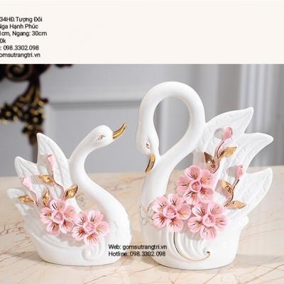 Tượng Đôi Thiên Nga Hạnh Phúc